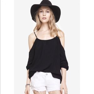 Express Cold Shoulder Top